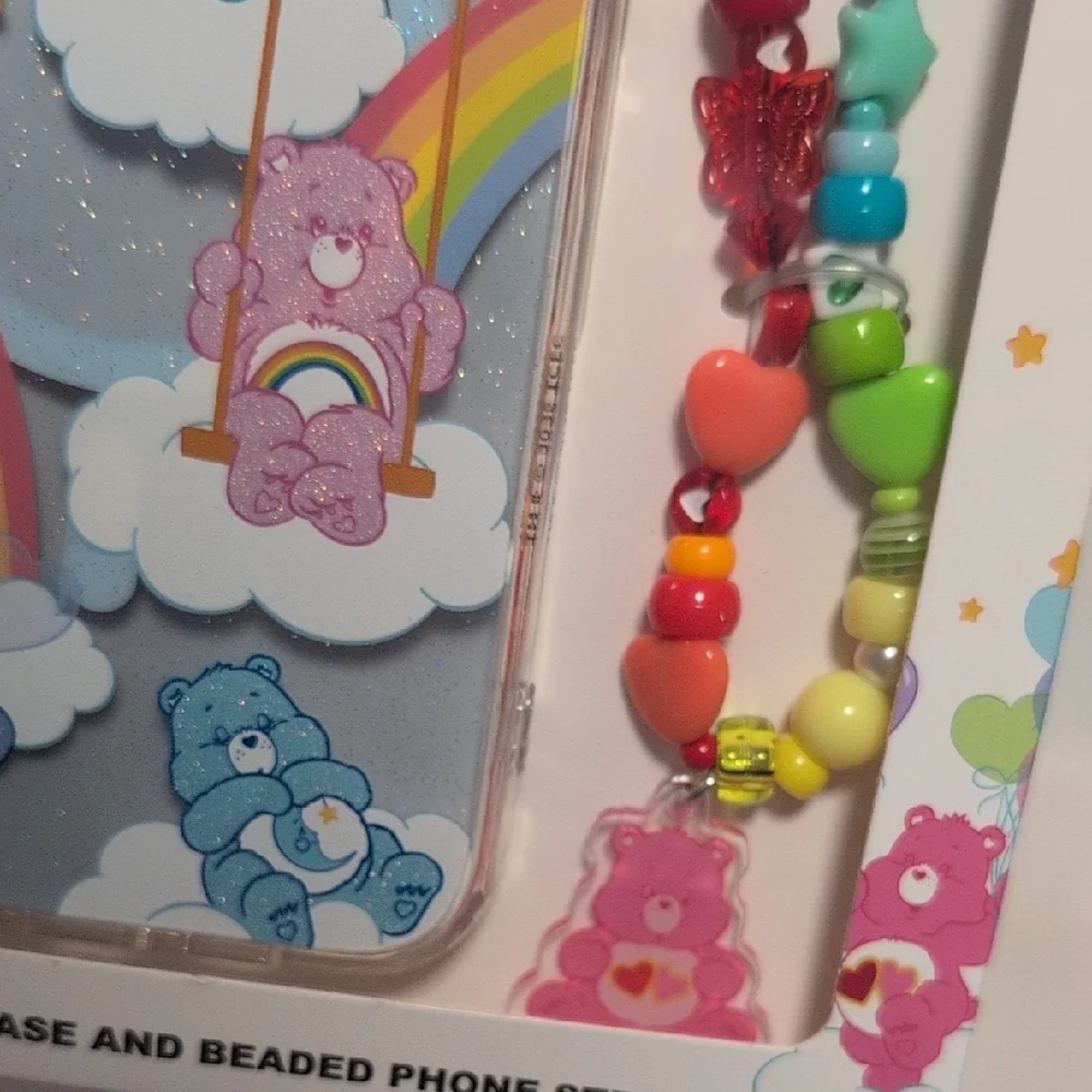 Care Bears iPhone 15 Pro Max Case with Beaded Strap